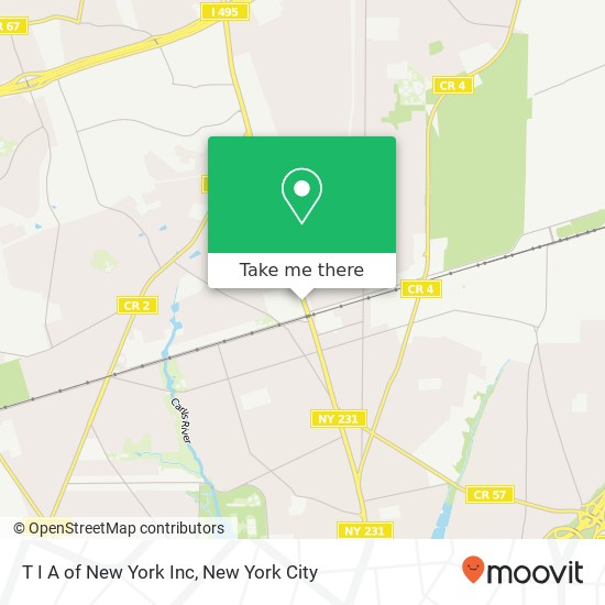 Mapa de T I A of New York Inc