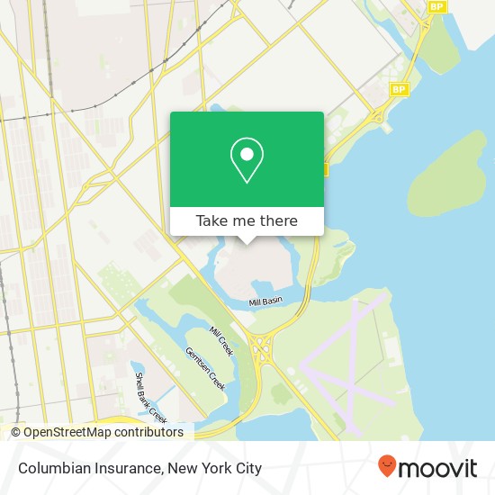 Columbian Insurance map