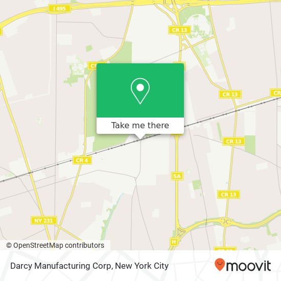 Darcy Manufacturing Corp map