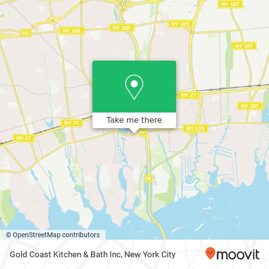 Gold Coast Kitchen & Bath Inc map