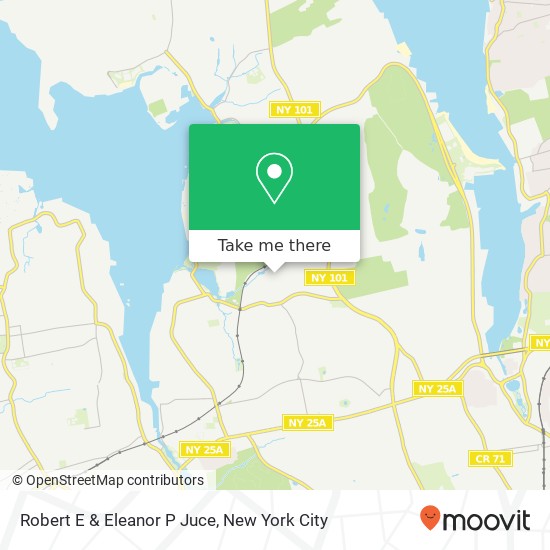 Robert E & Eleanor P Juce map