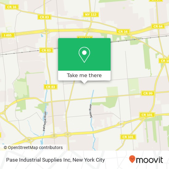 Pase Industrial Supplies Inc map