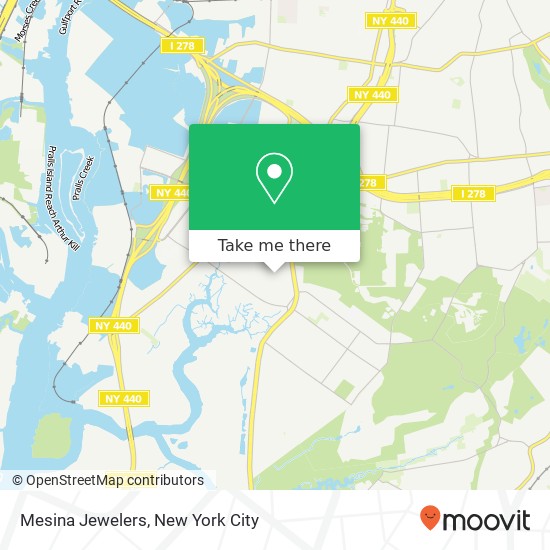 Mesina Jewelers map