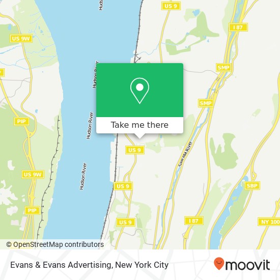 Mapa de Evans & Evans Advertising