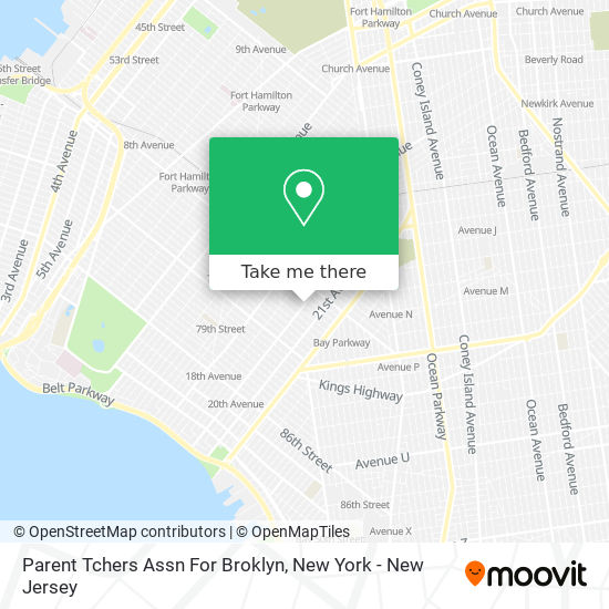 Parent Tchers Assn For Broklyn map