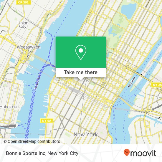 Mapa de Bonnie Sports Inc