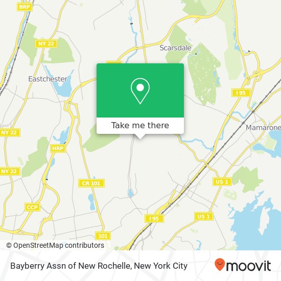 Bayberry Assn of New Rochelle map