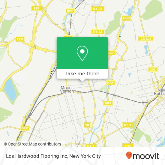 Mapa de Lcs Hardwood Flooring Inc