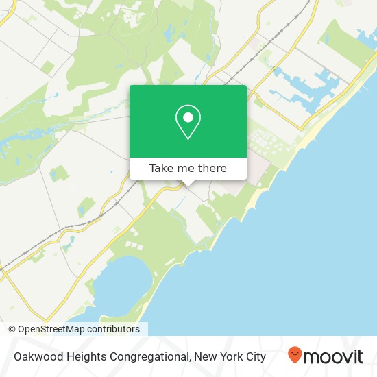 Mapa de Oakwood Heights Congregational