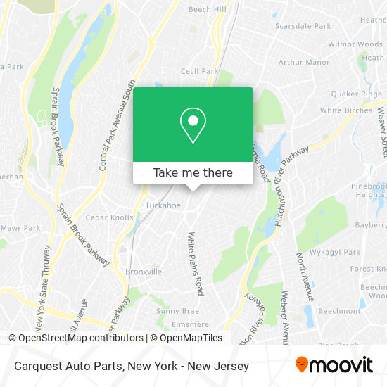 Mapa de Carquest Auto Parts