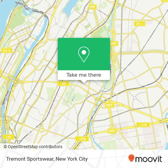 Tremont Sportswear map