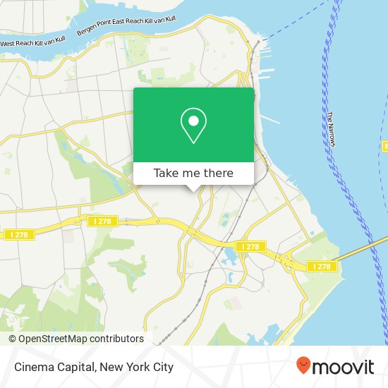 Mapa de Cinema Capital