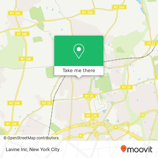 Lavine Inc map