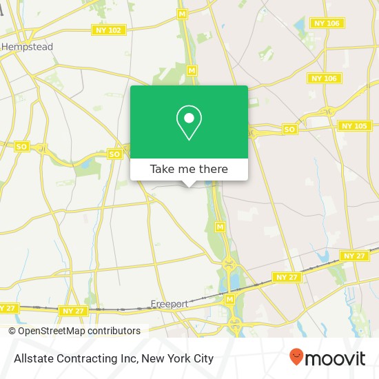 Allstate Contracting Inc map
