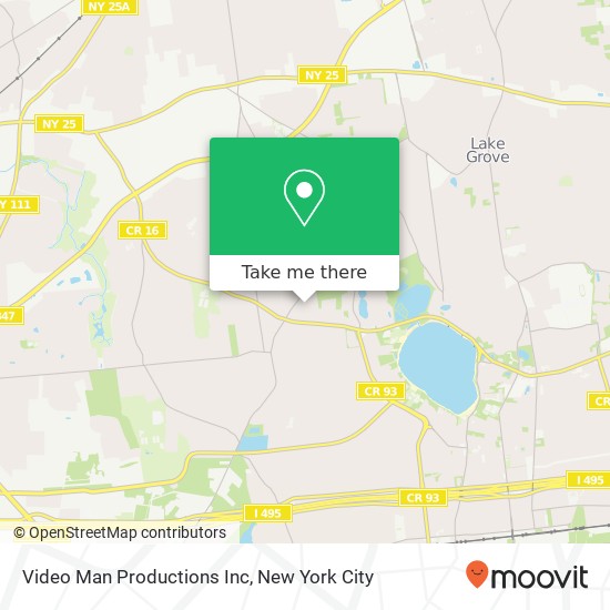 Video Man Productions Inc map