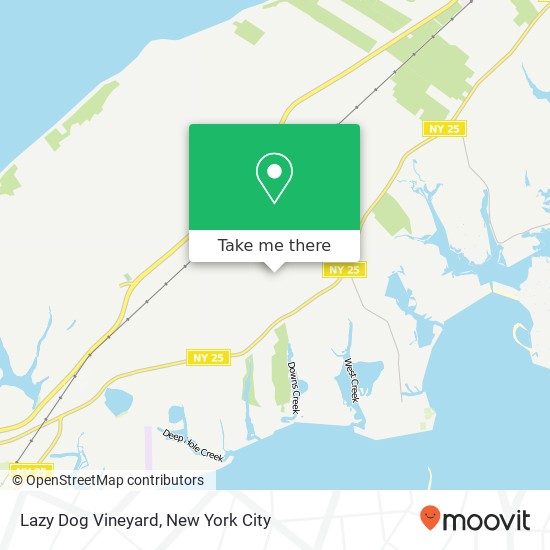 Lazy Dog Vineyard map