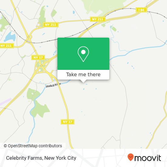 Celebrity Farms map