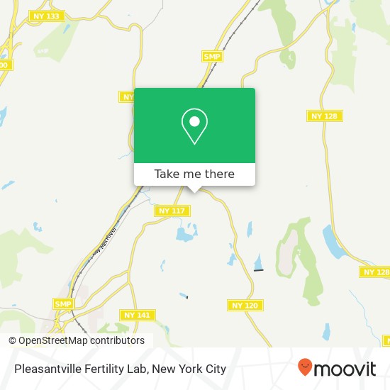 Pleasantville Fertility Lab map