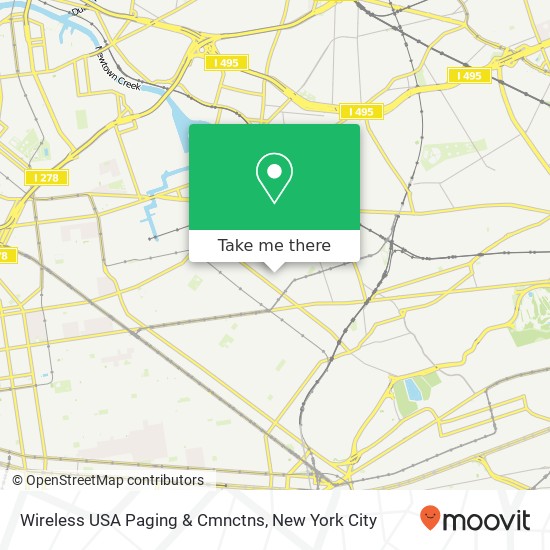 Mapa de Wireless USA Paging & Cmnctns