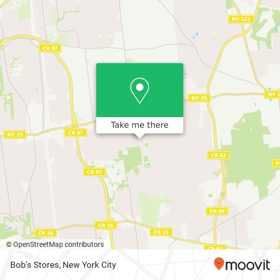 Mapa de Bob's Stores