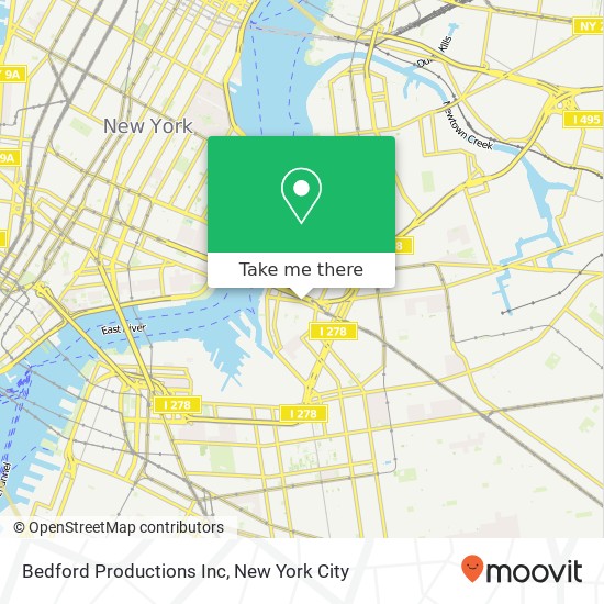 Bedford Productions Inc map