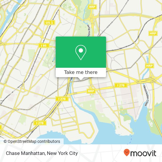 Chase Manhattan map