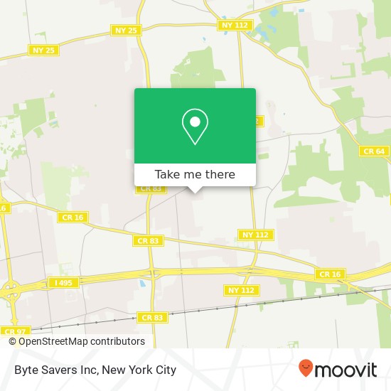 Byte Savers Inc map