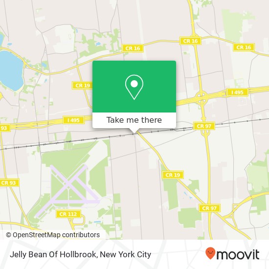 Jelly Bean Of Hollbrook map