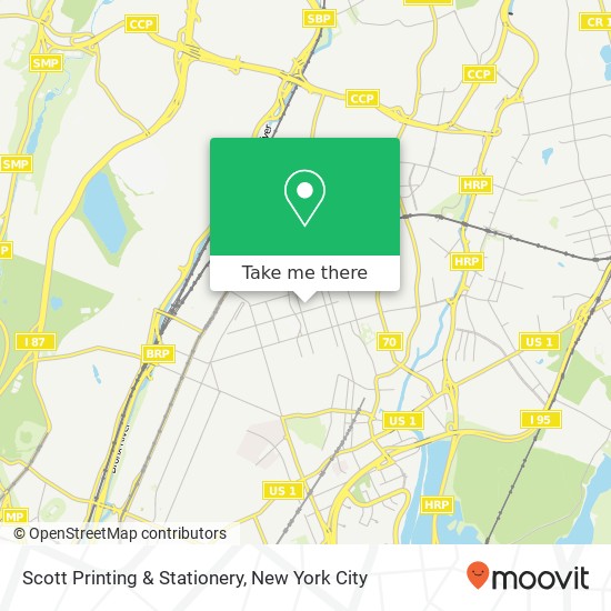 Scott Printing & Stationery map