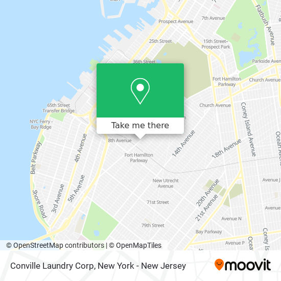 Conville Laundry Corp map
