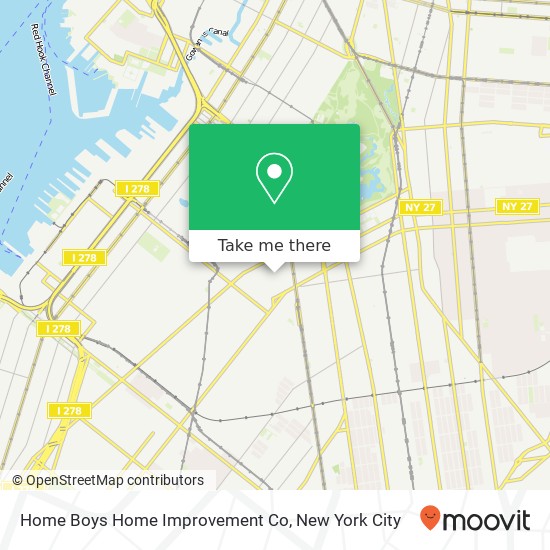Home Boys Home Improvement Co map