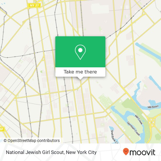 Mapa de National Jewish Girl Scout