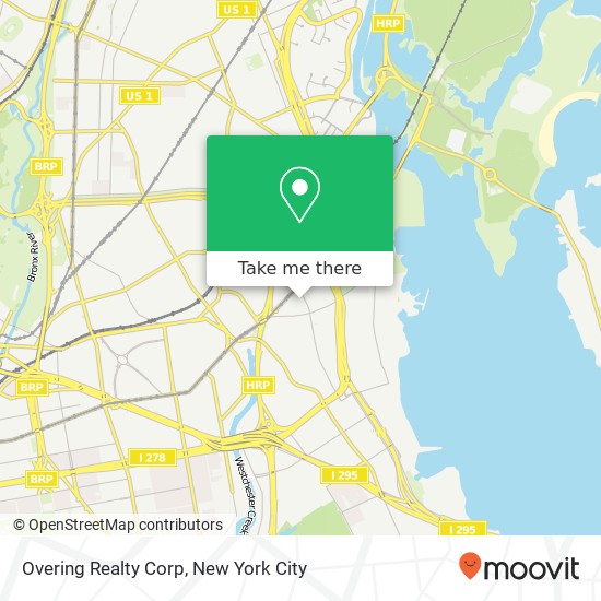Overing Realty Corp map