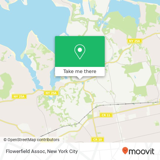 Flowerfield Assoc map