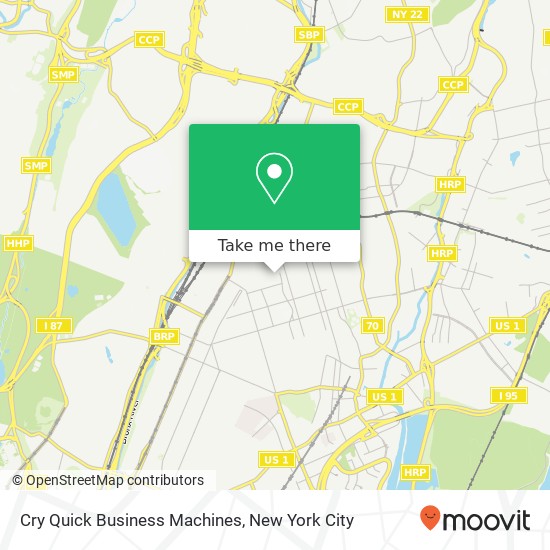 Mapa de Cry Quick Business Machines