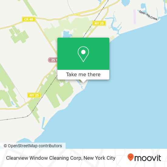 Mapa de Clearview Window Cleaning Corp