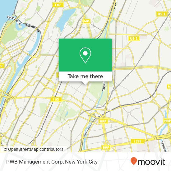 Mapa de PWB Management Corp