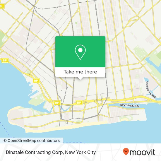Dinatale Contracting Corp map
