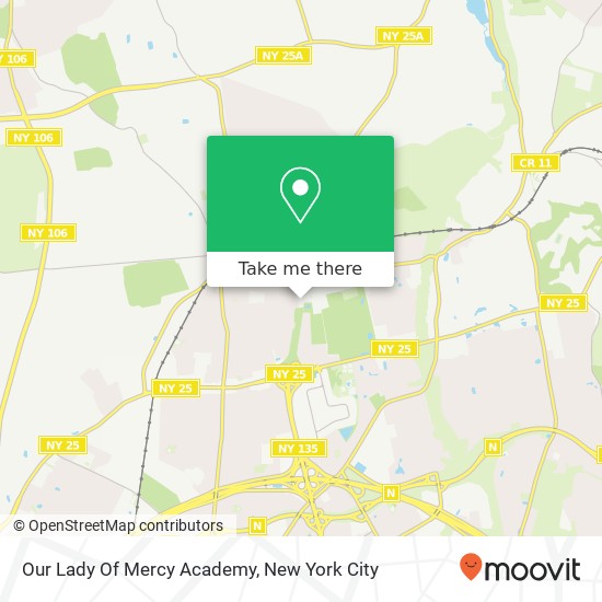Our Lady Of Mercy Academy map