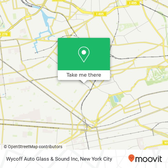 Mapa de Wycoff Auto Glass & Sound Inc