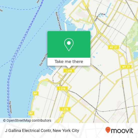 Mapa de J Gallina Electrical Contr