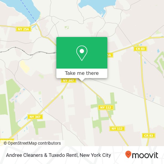 Mapa de Andree Cleaners & Tuxedo Rentl