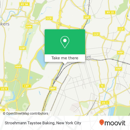 Mapa de Stroehmann Taystee Baking