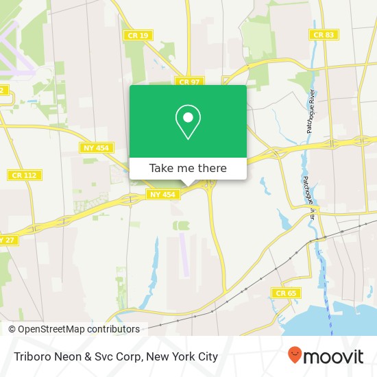 Triboro Neon & Svc Corp map