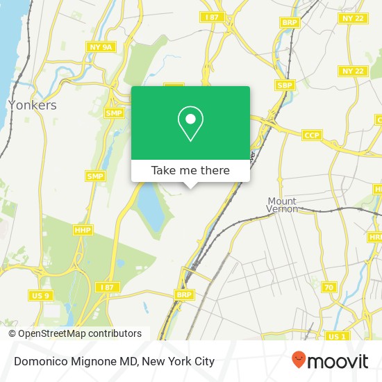 Mapa de Domonico Mignone MD