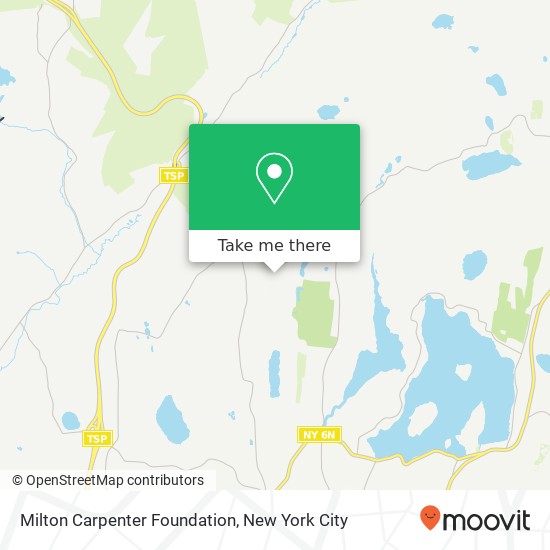 Milton Carpenter Foundation map