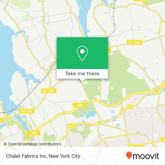 Mapa de Chalet Fabrics Inc
