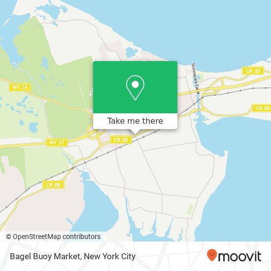 Mapa de Bagel Buoy Market