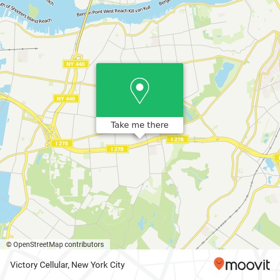 Mapa de Victory Cellular