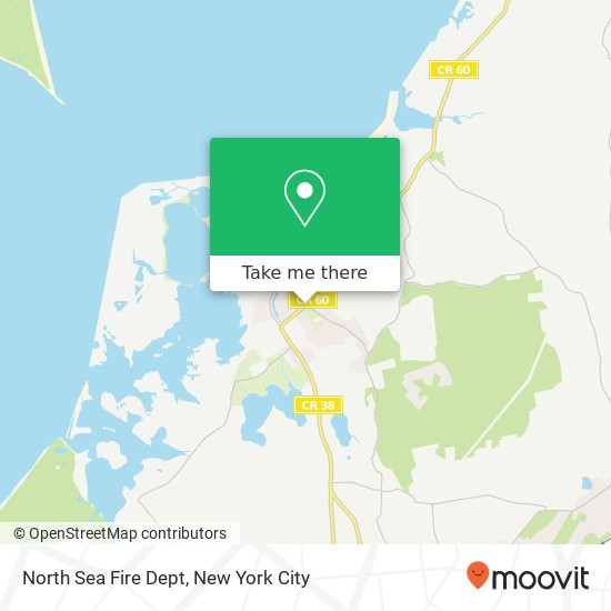 North Sea Fire Dept map